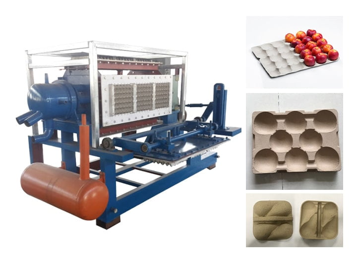 Paper Apple Tray Making Machine | Pulp Fruit Trays Production Line